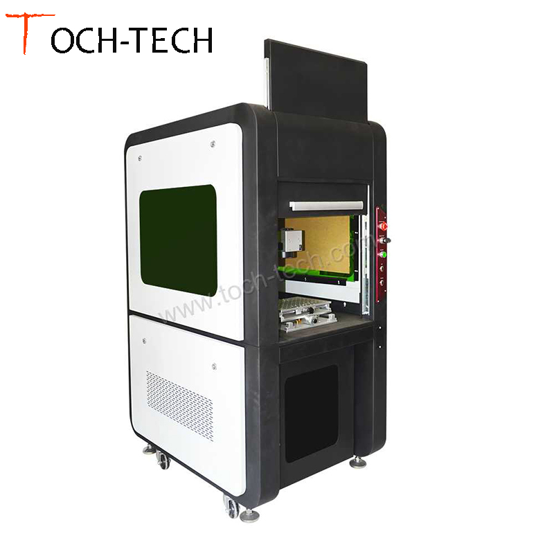 Fiber Laser Marking Machine With Protective Cover with CCD 
