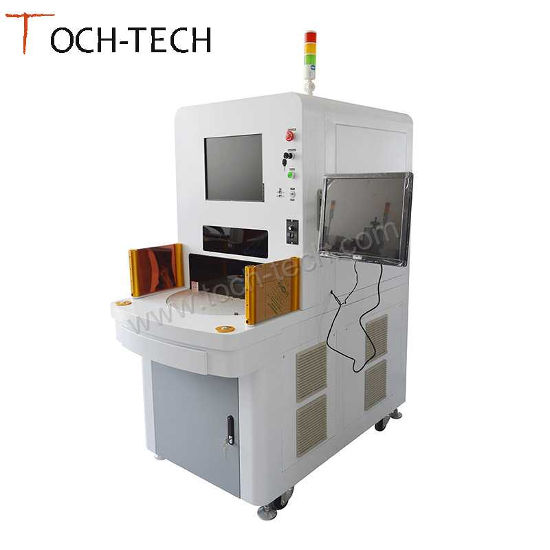1/2 moving table Laser Marking Machine With Protective Cover