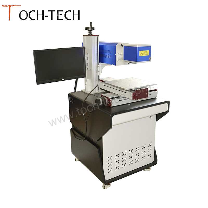 30W 60W table style CO2 Laser Marking Machine for handicrafts & gift with XY moving table 