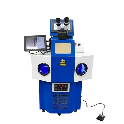 200w 100j YAG Laser Soldering Machine For Dental Gold Silver Jewelry